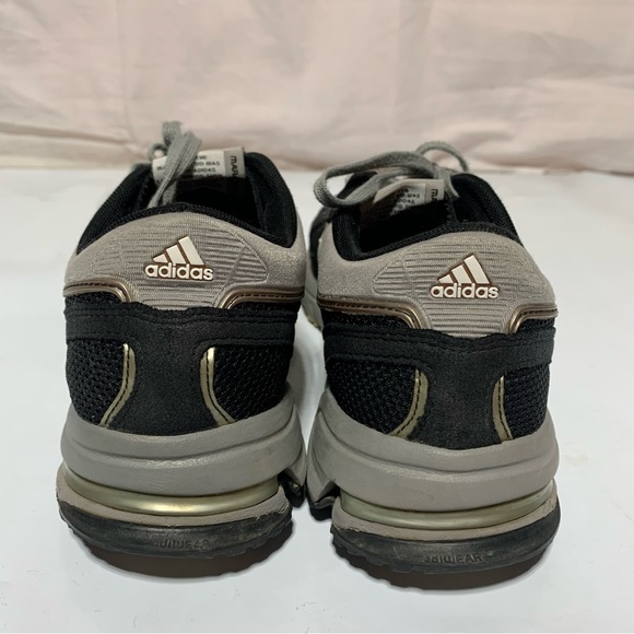 Adidas Mens Marathon 10 AdiPRENE Sneakers Size US 8 Black/white - Picture 3 of 14